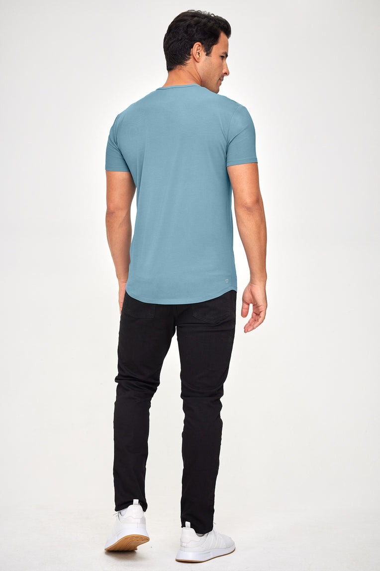 Supima Lux Crew Neck - Adriatic Blue