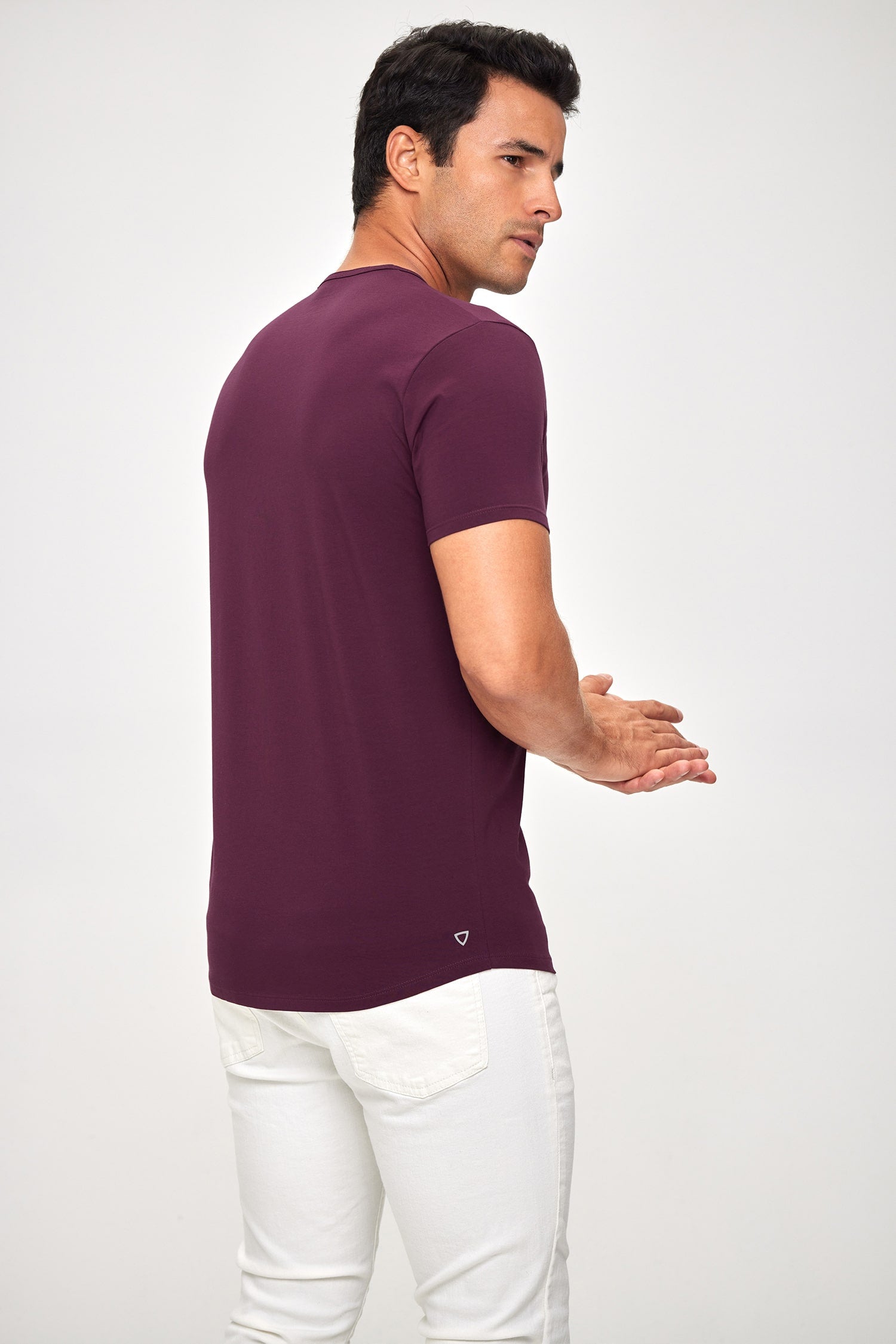 Supima Lux Crew Neck - Merlot