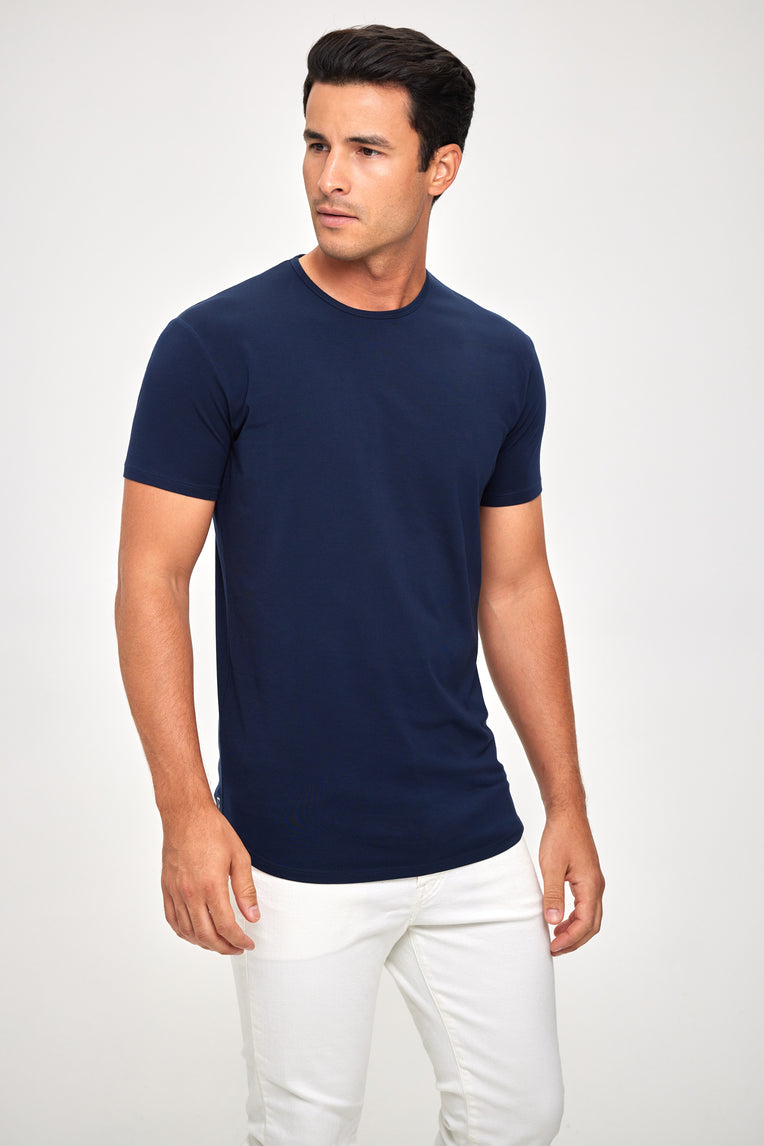 Supima Lux Crew Neck - Royal Blue