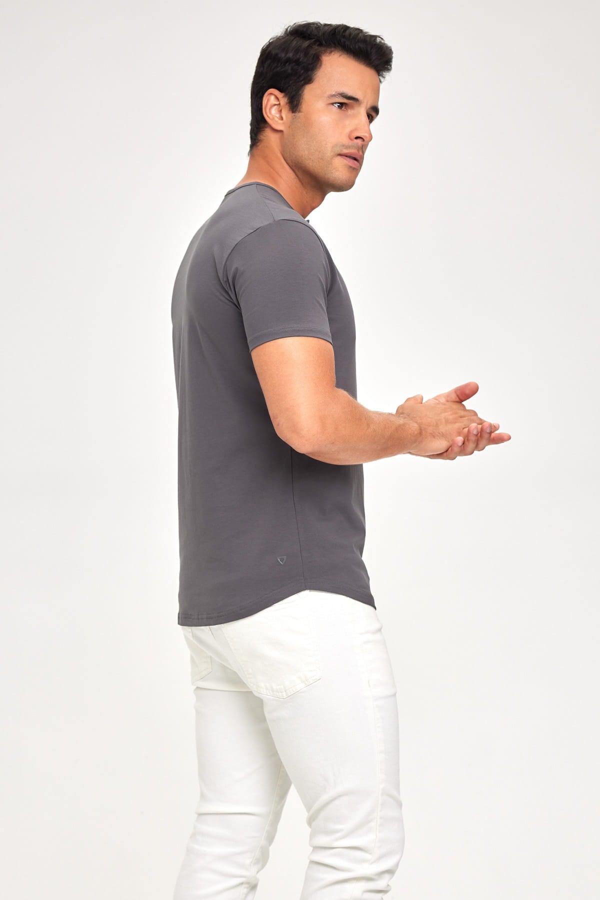 Titan Series Henley - Granite
