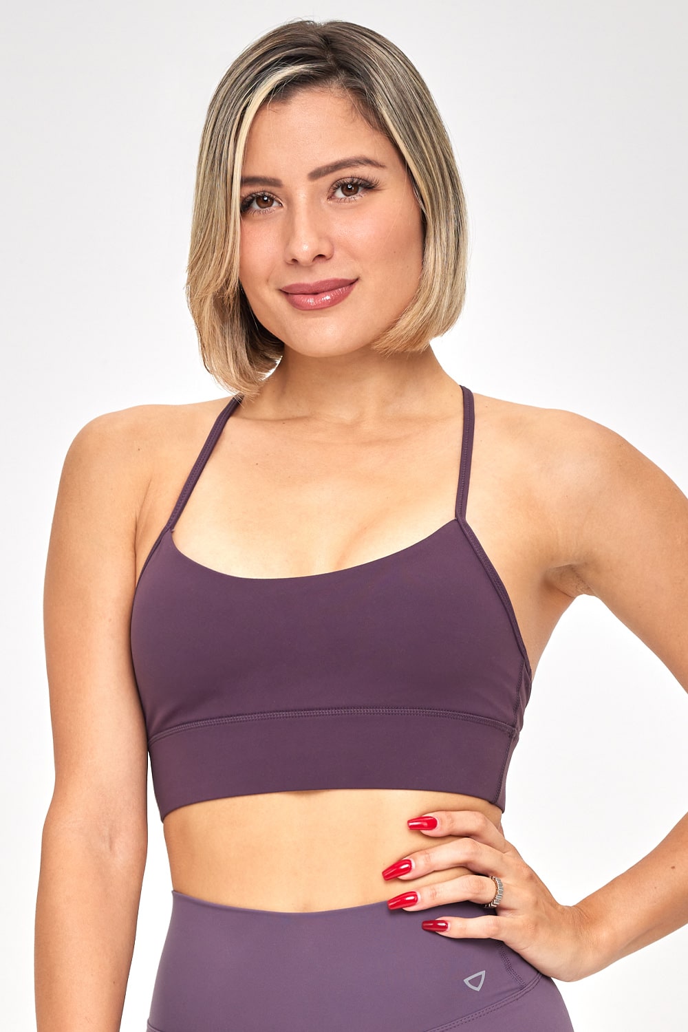 Qiana Sports Bra - Deep Lavender