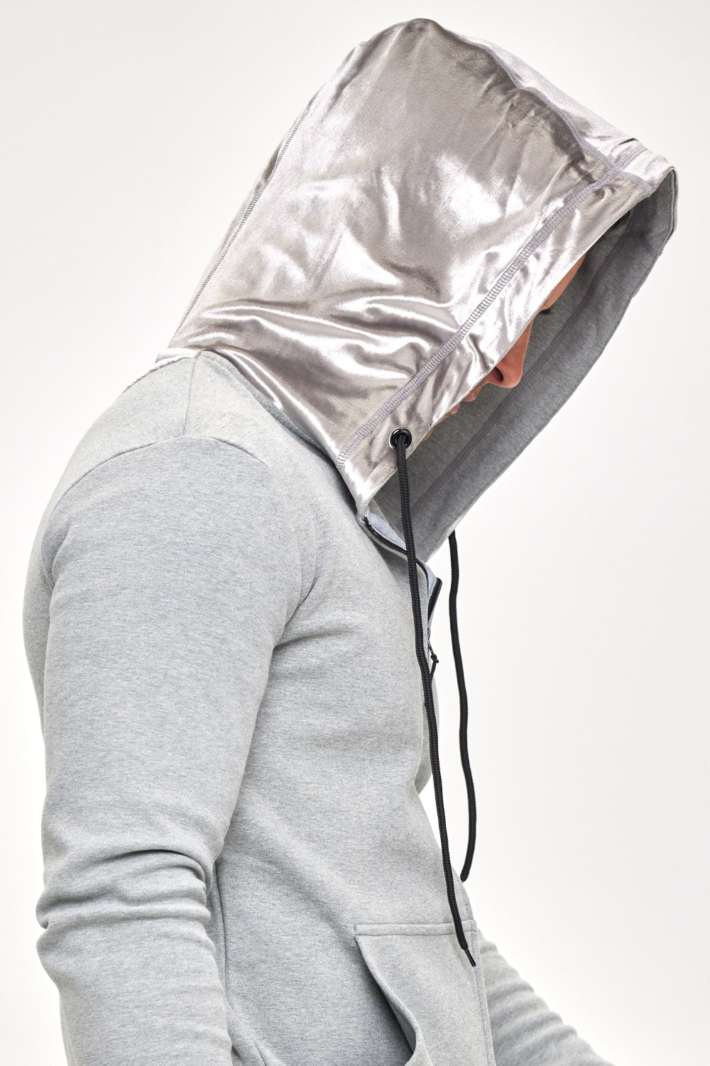 Spacewalker French Terry Hoodie - Astronaut Silver