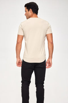 Titan Series Henley - Sandstone